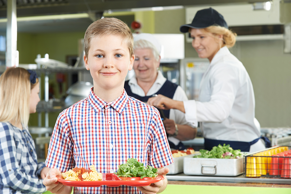 Frische Schulküche - dank Ernährungssystem mit Patent